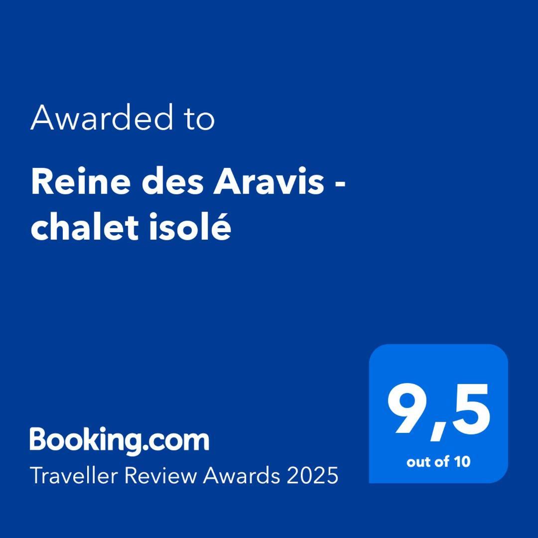 Reine des Aravis - chalet isolé Flumet Exterior foto